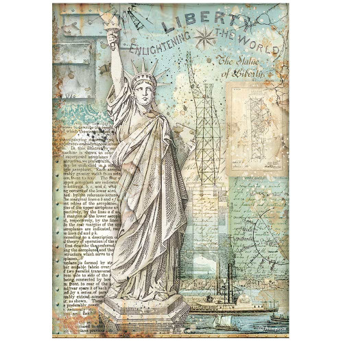 STAMPERIA DECOUPAGE RICE PAPER A4 - DFSA4702