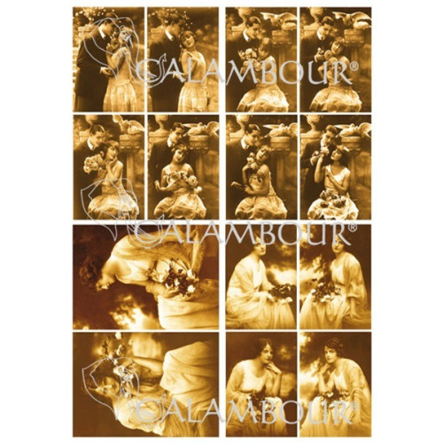 CALAMBOUR ДЕКУПАЖНА ХАРТИЯ 42,5/30,4 СМ - DGR 002