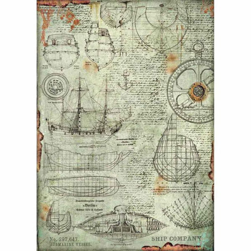 STAMPERIA DECOUPAGE RICE PAPER A3 - DFSA3054