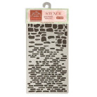 STAMPERIA MEDIA STENCIL - ШАБЛОН 12 Х 25 СМ - KSTDL74