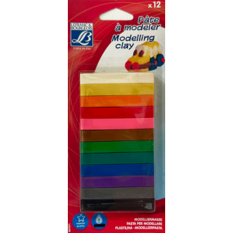 L&B PLASTICINE 12COL - 807071