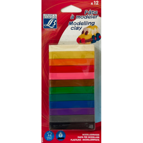 L&B PLASTICINE 12COL - 807071