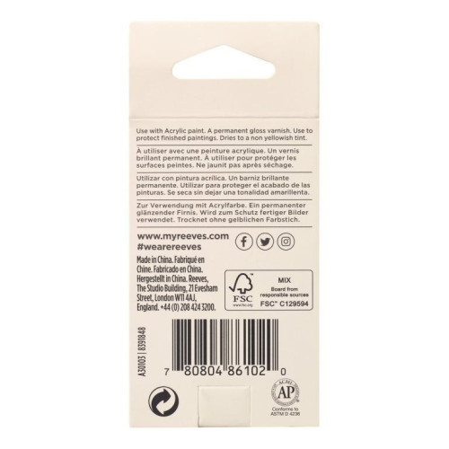 REEVES ACRYLIC VARNISH GLOSS 75 ML - 8391848