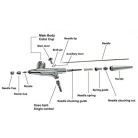 IWATA NEEDLE CAP FOR AIRBRUSH HP C.BC - 08532030