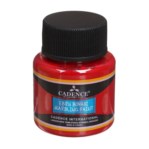 CADENCE БОЯ С МРАМОРЕН ЕФЕКТ EBRU 45 МЛ. - RED 856