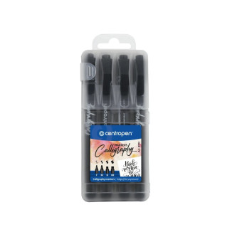 CENTROPEN КАЛИГРАФСКИ МАРКЕРИ 4 БРОЯ