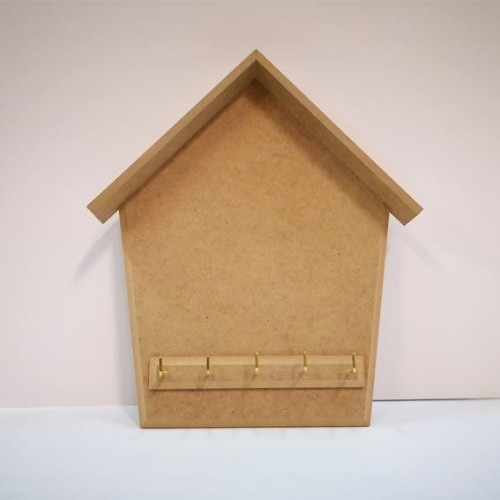 ARTS MDF KEY BOX WITH 5 HOOKS - K04 • Магазин Art and Hobby