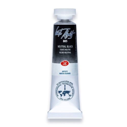 LENINGRAD WATERCOLOUR PAINT TUBE 10 ML. - NEUTRAL BLACK