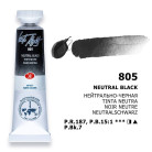 LENINGRAD WATERCOLOUR PAINT TUBE 10 ML. - NEUTRAL BLACK
