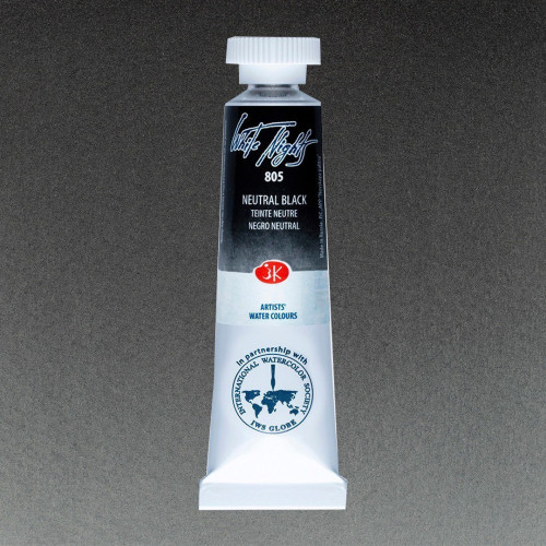 LENINGRAD WATERCOLOUR PAINT TUBE 10 ML. - NEUTRAL BLACK