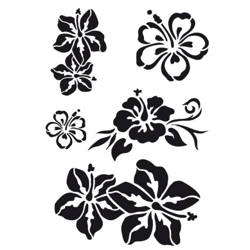 VIVA DECOR УНИВЕРСАЛЕН ШАБЛОН A4 - CARIBBEAN FLOWERS
