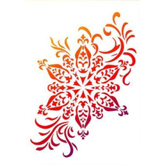 VIVA DECOR УНИВЕРСАЛЕН ШАБЛОН A3 - SNOWFLAKE