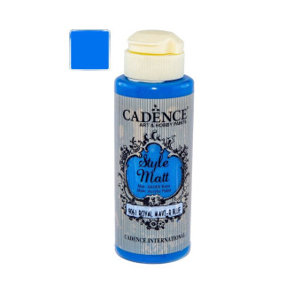 CADENCE АКРИЛНА БОЯ STYLE MATT 120 МЛ. - ROYAL BLUE 9061