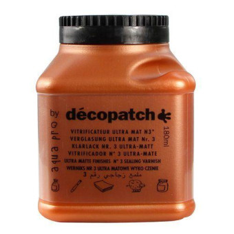 DECOPATCH WATER-BASED MATTE FINISH VARNISH 180 ML - VAUM180B