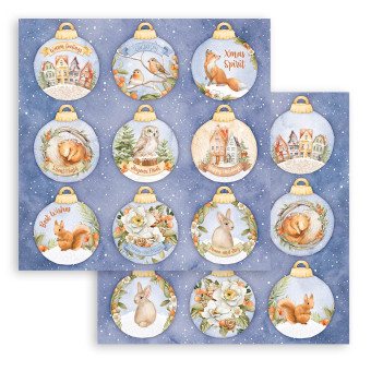 STAMPERIA WINTER ДИЗАЙНЕРСКИ КАРТОН 30,5/30,5 СМ - SBB949