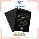 CLAIREFONTAINE СКИЦНИК ETIVAL BLACK A5, 300 ГР. 15 Л