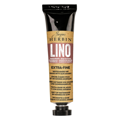 JACQUES HERBIN INK FOR LINOGRAPHY 35ML MARS BROWN 80547T