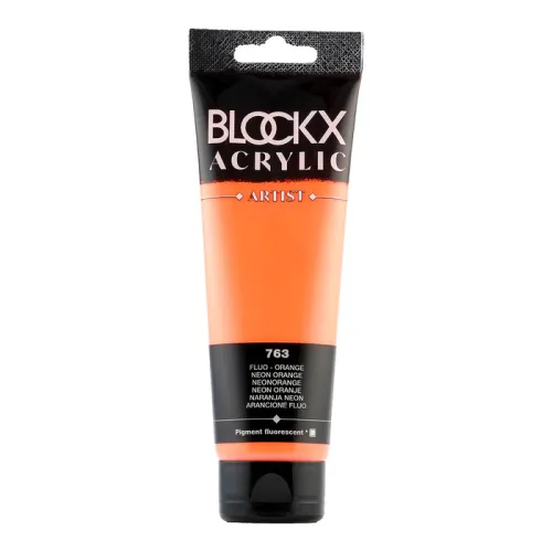 BLOCKX АКРИЛНА БОЯ FLUO ORANGE TUBE120ML 60763BXC