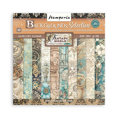 STAMPERIA SIR VAGABOND IN FANTASY WORLD BLOCK 20.3/20.3CM-SBBS99