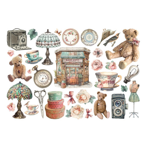 STAMPERIA BROCANTE КАРТОНЕНИ ФИГУРКИ-DFLCT42