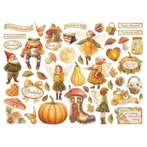 STAMPERIA WHISPERING WOODS DIE CUTS DFLDC120