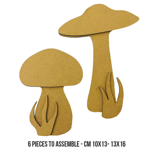 STAMPERIA HIDDEN GROVE МДФ ЕЛЕМЕНТИ MUSHROOMS - KLSM44