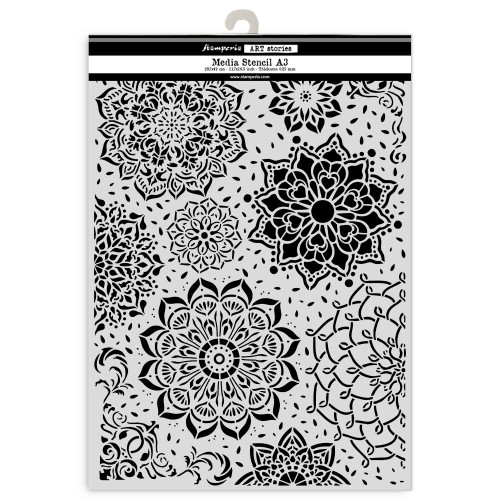 STAMPERIA ART STORIES ШАБЛОН MANDALA 29.7Х42 СМ - KSTDA-3007
