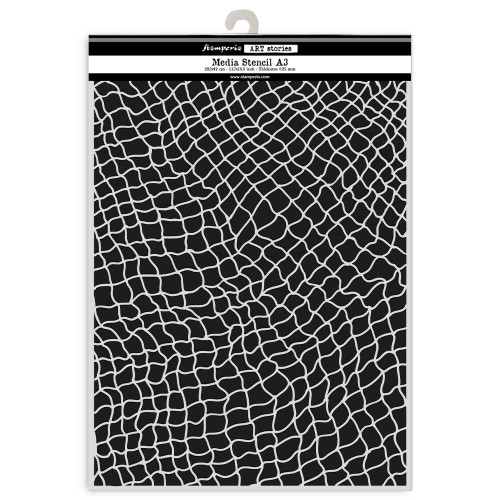 STAMPERIA ART STORIES ШАБЛОН FISHING NET 29.7Х42СМ-KSTDA3009