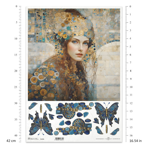 ITD COLLECTION ДЕКУПАЖНА ОРИЗОВА ХАРТИЯ А3 - R1236L