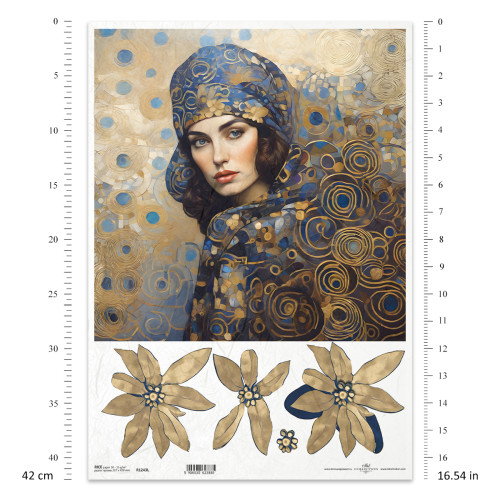 ITD COLLECTION ДЕКУПАЖНА ОРИЗОВА ХАРТИЯ А3 - R1243L