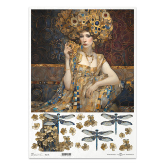 ITD COLLECTION ДЕКУПАЖНА ОРИЗОВА ХАРТИЯ А3 - R1247L