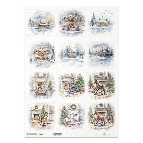 ITD COLLECTION ДЕКУПАЖНА ОРИЗОВА ХАРТИЯ А3 - R1266L