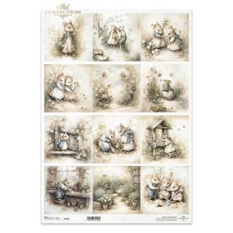 ITD COLLECTION ДЕКУПАЖНА ОРИЗОВА ХАРТИЯ А3 - R1618L