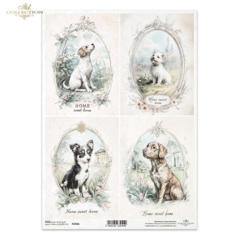 ITD COLLECTION DECOUPAGE RICE PAPER A4 - R2566