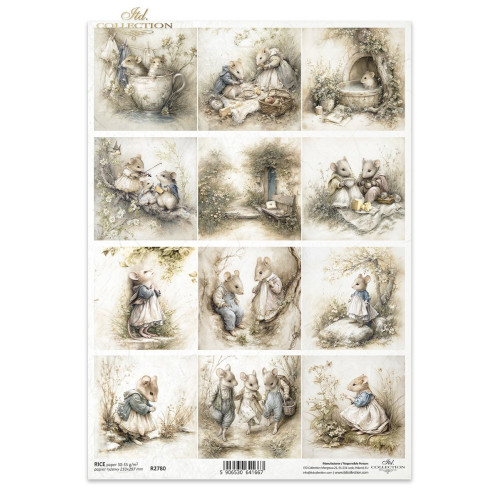 ITD COLLECTION ДЕКУПАЖНА ОРИЗОВА ХАРТИЯ А4 - R2780