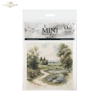 ITD COLLECTION MINI RICE PAPER К-КТ 6БР 14.8X14.8CM - RSM170