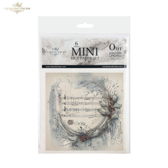 ITD COLLECTION MINI RICE PAPER К-КТ 6БР 14.8X14.8CM - RSM194