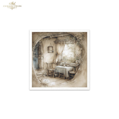 ITD COLLECTION MINI RICE PAPER К-КТ 6БР 14.8X14.8CM - RSM233