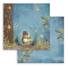 STAMPERIA HIDDEN GROVE BLOCK PAPER 20.3/20.3 CM - SBBS124