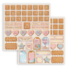 STAMPERIA CANDY CHRISTMAS БЛОКЧЕ ХАРТИЯ 20,3/20,3 СМ-SBBS129