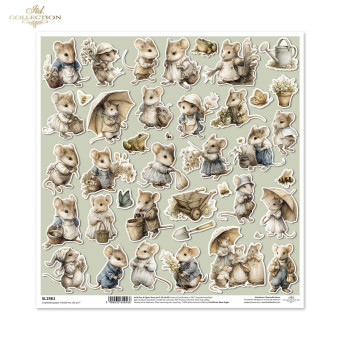 ITD COLLECTION ДИЗАЙНЕРСКИ КАРТОН 31/32 - SL1961
