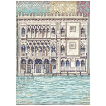 STAMPERIA VENICE DECOUPAGE PAPER A4-DFSA41040