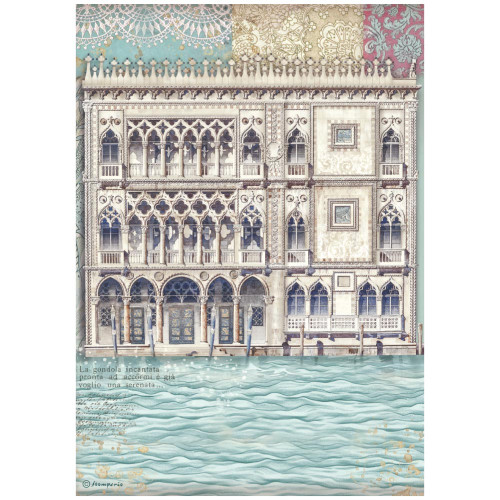 STAMPERIA VENICE DECOUPAGE PAPER A4-DFSA41040