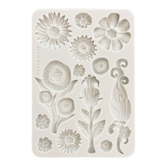 STAMPERIA FURRY FRIENDS SILICONE MOLD FOR CASTING KACMA593