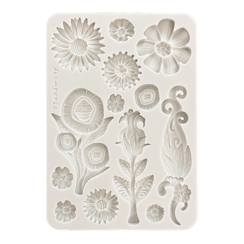 STAMPERIA FURRY FRIENDS SILICONE MOLD FOR CASTING KACMA593