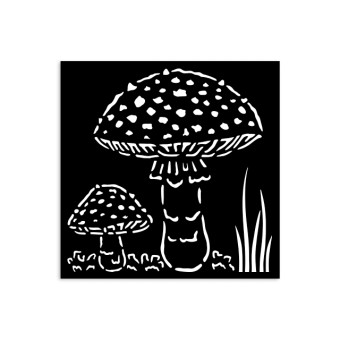 STAMPERIA WHISPERING WOODS ШАБЛОН 12 Х 12 СМ - KSTDS - 59