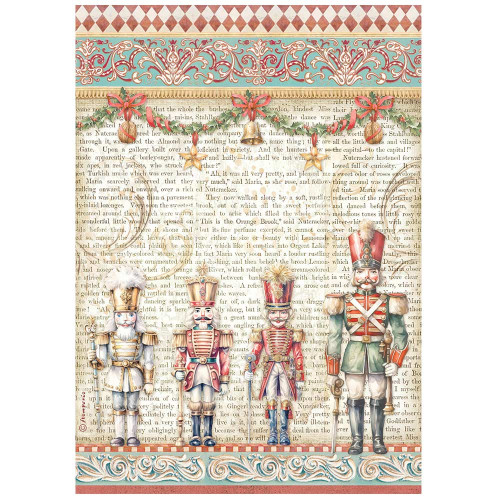 STAMPERIA THE NUTCRACKER ДЕКУПАЖНА ХАРТИЯ А4 - DFSA4942