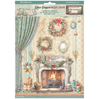 STAMPERIA THE NUTCRACKER DECOUPAGE PAPER 6PCS A4 DFSA4XNT