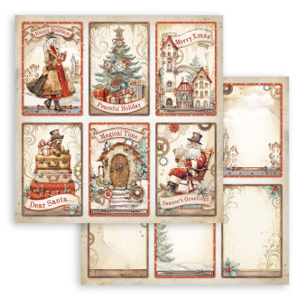 STAMPERIA GEAR UP FOR CHRISTMAS CARDBOARD 30.5/30.5CM-SBB1010