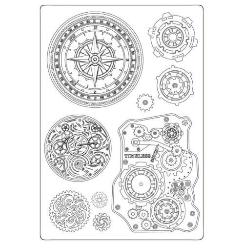 STAMPERIA SILICONE MOLDS FOR CASTINGS KACM13